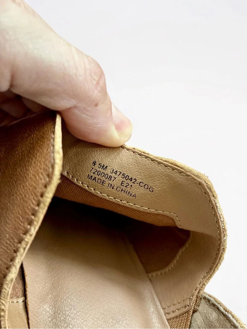 Frye Cognac Leather Slip-On Shooties